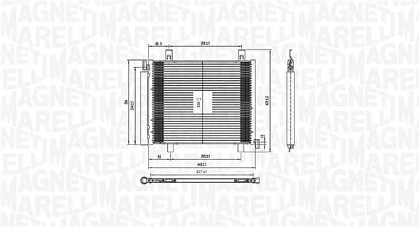 Condenser, air conditioning 350203836000 - image 2
