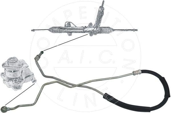 Hydraulic Hose, steering Original AIC Quality 54947