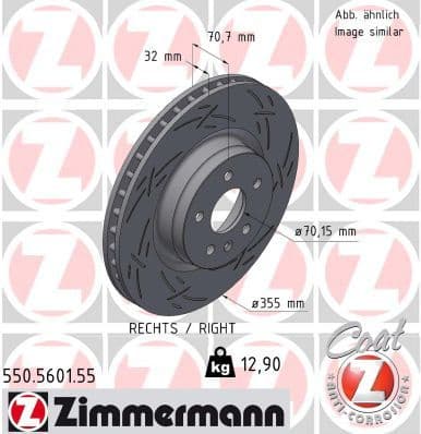 Brake Disc BLACK Z 550.5601.55
