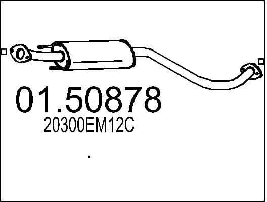 Centre Muffler 01.50878