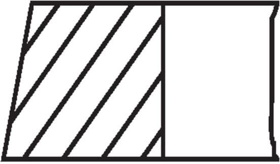 Piston Ring Set 007 RS 00150 0N2 - image 2