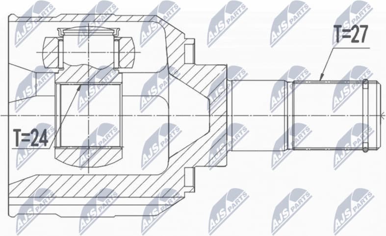 Joint Kit, drive shaft NPW-HY-558