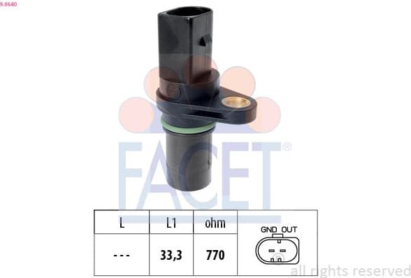 Sensor, crankshaft pulse Made in Italy - OE Equivalent 9.0640