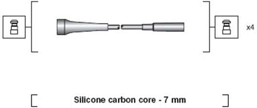 Ignition Cable Kit 941318111266 - image 2