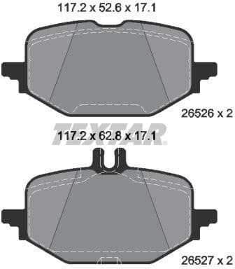 Brake Pad Set, disc brake Q+ 2652601
