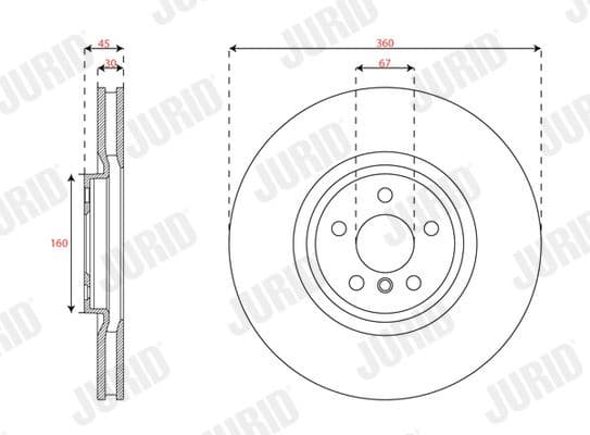 Brake Disc COAT+ 563668JC-1 - image 2