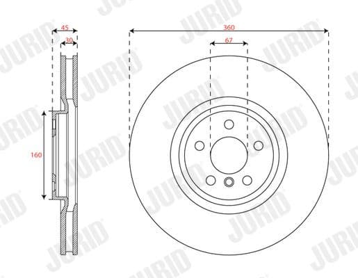 Brake Disc COAT+ 563669JC-1 - image 2