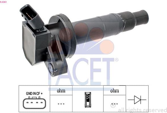 ritė, uždegimas Made in Italy - OE Equivalent 9.6361