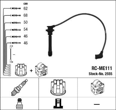 Ignition Cable Kit RC-ME111