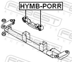 Mounting, engine HYMB-PORR - image 2