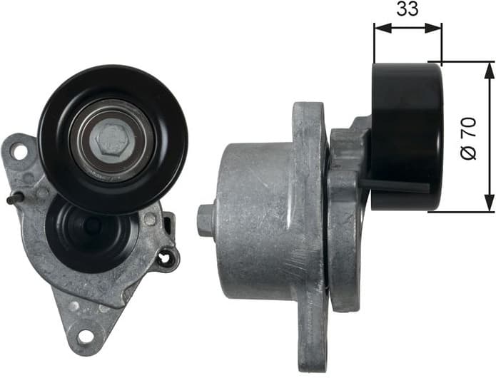 Belt Tensioner, V-ribbed belt DriveAlign™ T39170