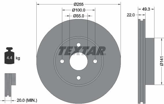 Brake Disc 92226300
