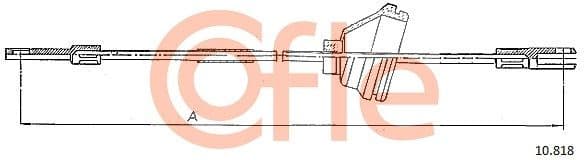 Cable Pull, parking brake 92.10.818