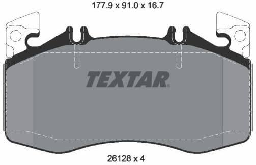 Brake Pad Set, disc brake 2612801