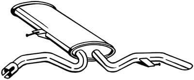 Rear Muffler 190-371