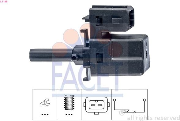 Switch, brake actuation (engine timing) Made in Italy - OE Equivalent 7.1188