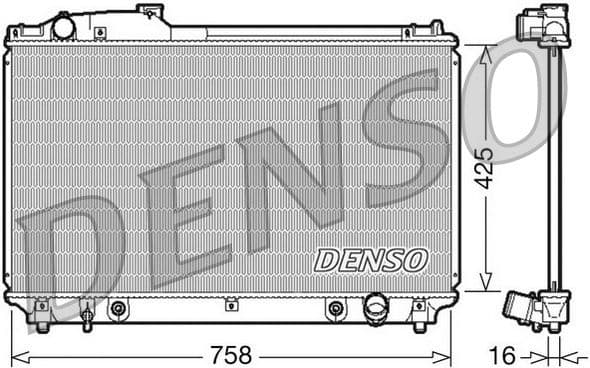Radiator, engine cooling DRM51003