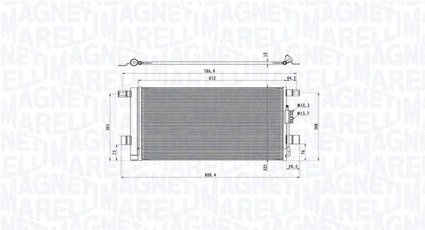 Condenser, air conditioning 350203104600