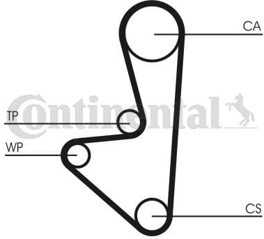 Timing Belt CT1066 - image 2