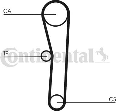 Timing Belt CT536 - image 2