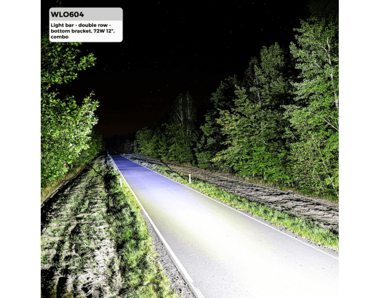 LED BAR žibintas M-TECH 24x 3W OSRAM LED 72W 12" - WLO604-MTH - image 2