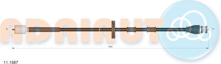 Speedometer Cable 11.1587