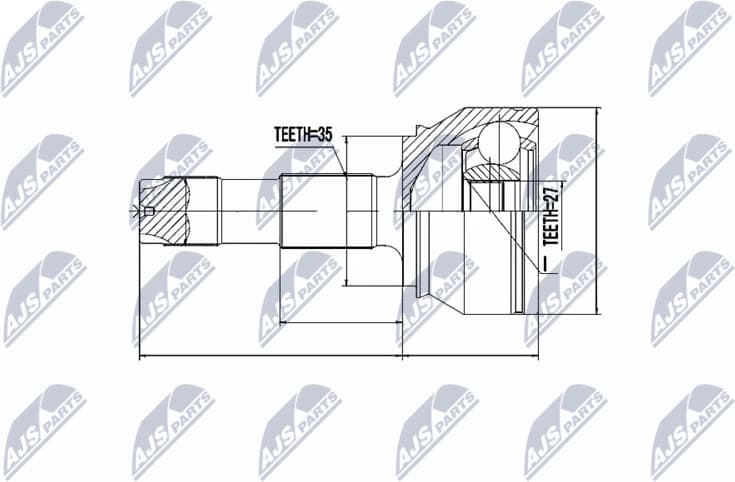 Joint Kit, drive shaft NPZ-FT-037