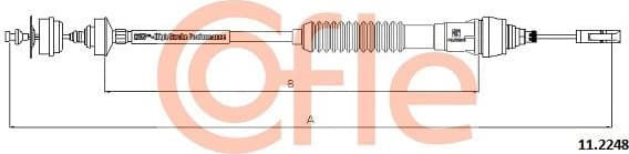 Cable Pull, clutch control 92.11.2248
