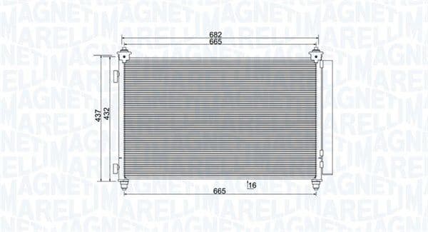 Condenser, air conditioning 350203991000 - image 2
