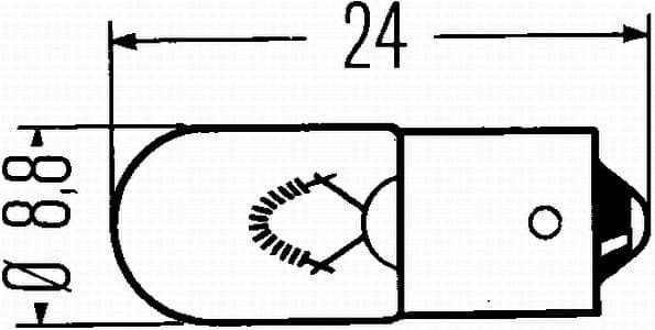 Bulb, interior light HEAVY DUTY 8GP 002 068-241 - image 3
