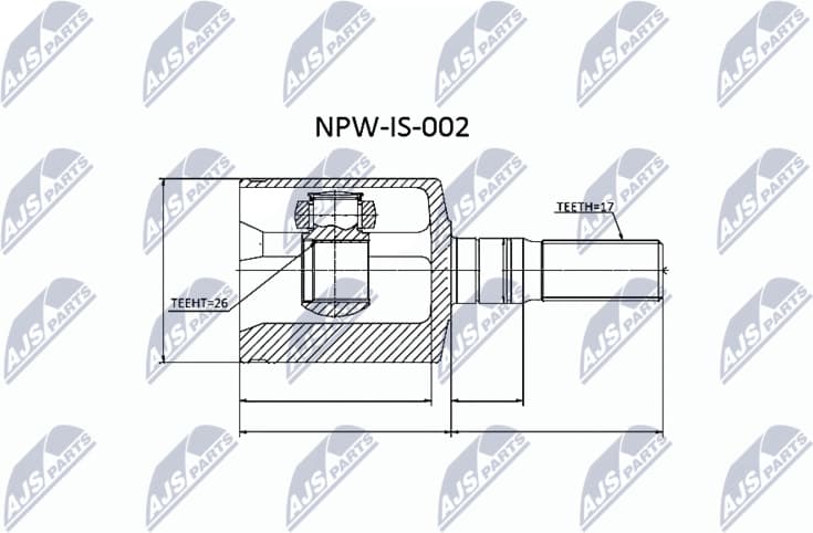 Joint Kit, drive shaft NPW-IS-002