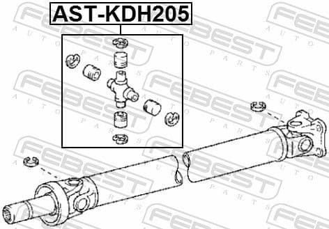 Joint, propshaft AST-KDH205 - image 2