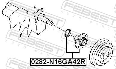 Wheel Hub 0282-N16GA42R - image 2