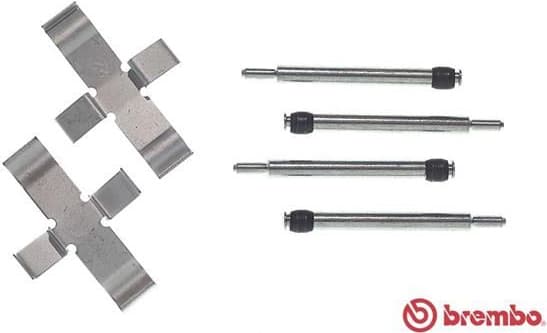 Accessory Kit, disc brake pad PRIME LINE A 02 207