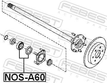 Bearing, drive shaft NOS-A60 - image 2