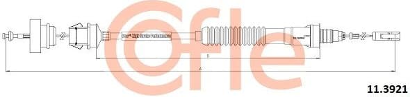 Cable Pull, clutch control 92.11.3921