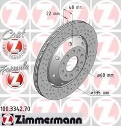 Brake Disc FORMULA Z BRAKE DISC 100.3342.70