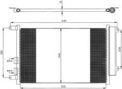 Condenser, air conditioning EASY FIT 35499