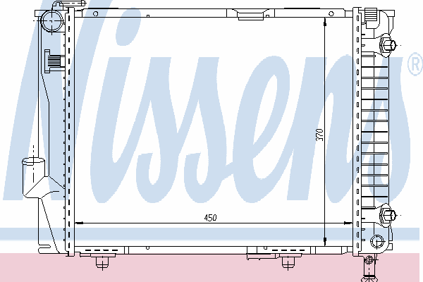 Radiator, engine cooling ** FIRST FIT ** 62711