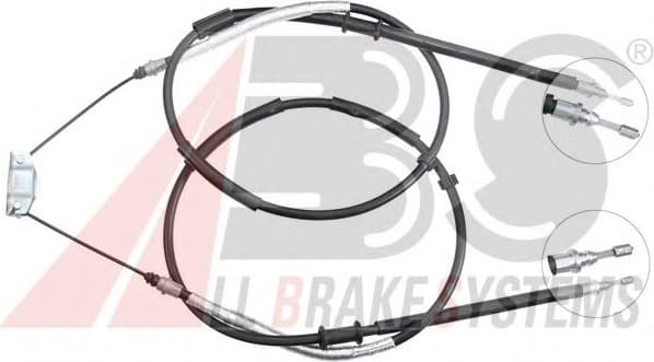 Cable handbrake 33.0251.1