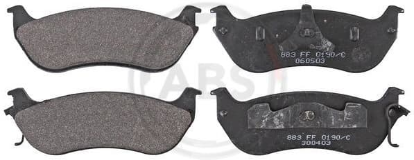 Brake Pad Set, disc brake 38674