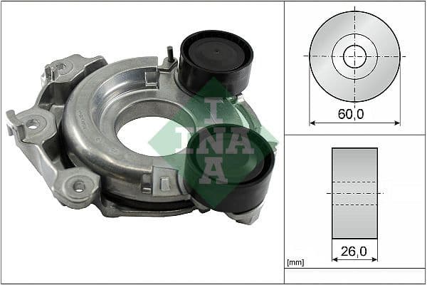 Belt Tensioner, V-ribbed belt 534 0712 10