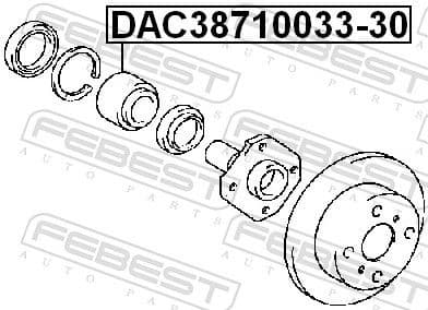 Wheel Bearing DAC38710033-30 - image 2