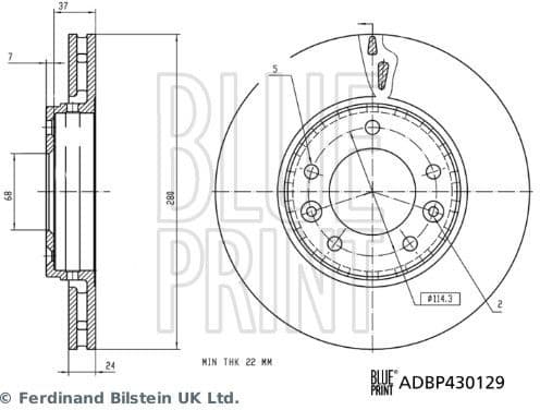 Brake Disc ADBP430129 - image 3