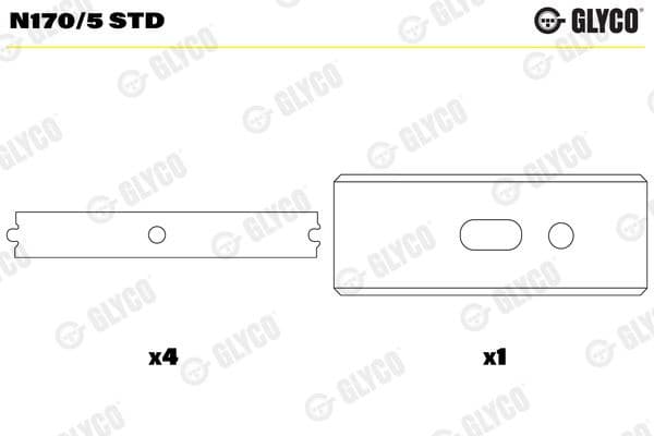 Camshaft Bearing N170/5 STD