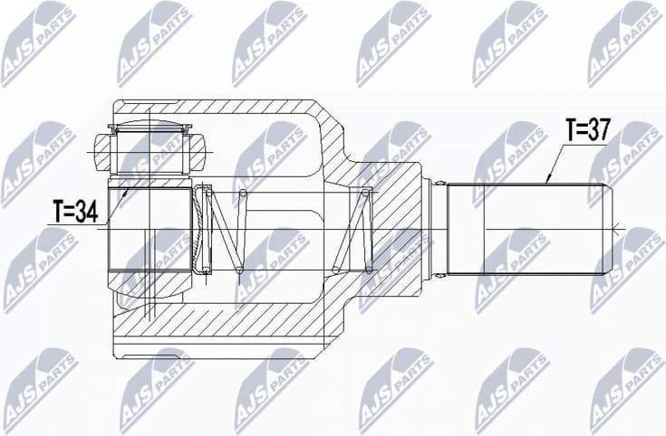 Joint Kit, drive shaft NPW-PE-040