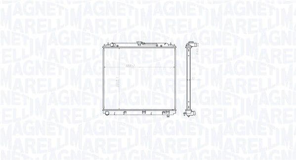 Radiator, engine cooling 350213212800