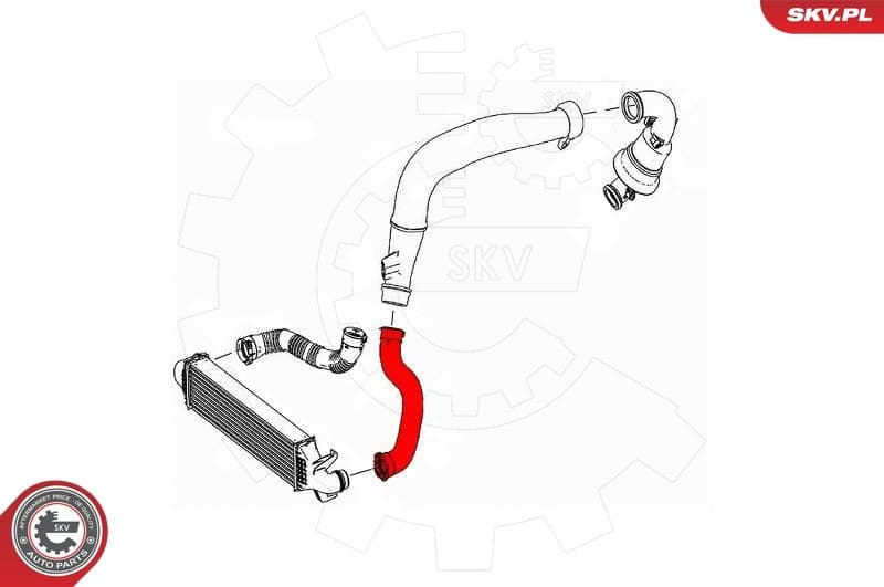 Charge Air Hose 43SKV238 - image 4