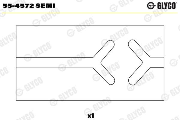 Small End Bushes, connecting rod 55-4572 SEMI
