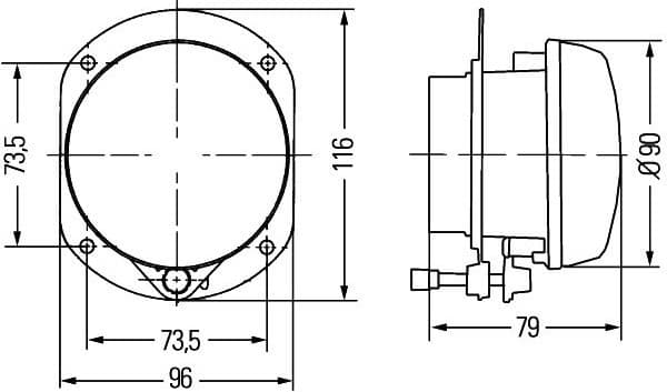 Front Fog Light 1N0 008 582-001 - image 2